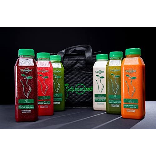 3 Day Squeezed Juice Cleanse – Cold Pressed Juice and Cashew Mil...