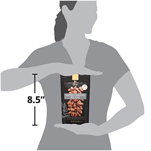 Squirrel Brand Artisan Nuts Salted Caramel Pecans, 3.5 Oz Pack