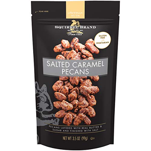 Squirrel Brand Artisan Nuts Salted Caramel Pecans, 3.5 Oz Pack