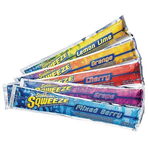 Sqwincher Sqweeze: Electrolyte Replenishing Freezer Pops, Assort