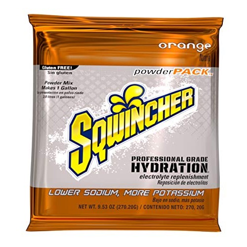 Sports Drink Mix Powder, Orange 9.5 Oz, Pk20