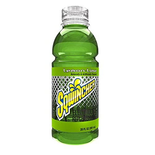 Sqwincher Activity Drink, Lemon Lime, 20 Oz Case Of 24