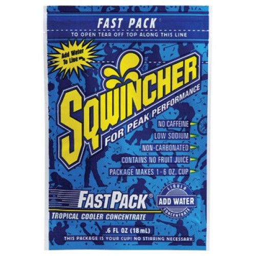 Sqwincher 015309-Tc .6 Ounce Fast Pack Liquid Concentrate Packet