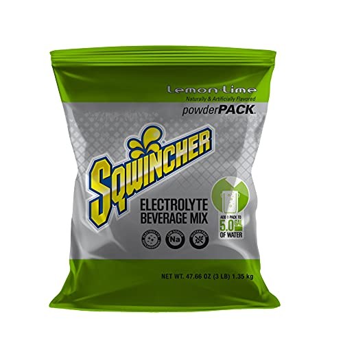 Sqwincher Powder Pack, Lemon Lime Flavor Electrolyte Drink Conce