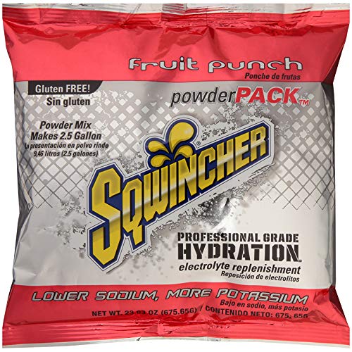 Sqwincher Powder Pack, Variety Pack, 23.83 Oz Packet Pack Of 4