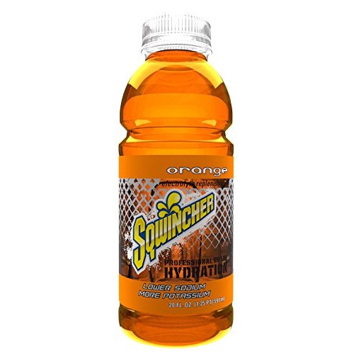 Sqwincher Zero, Orange, 20 Fl Oz Case Of 24