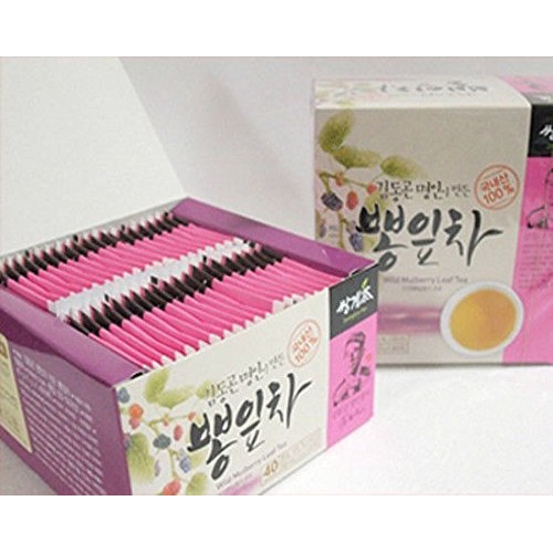 Mulberry Leaves Tea 1G X 40 Tea Bags, Korean Herb Leaves