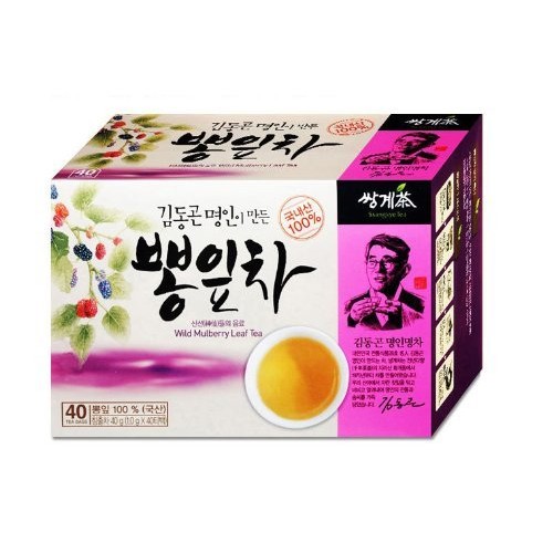 Mulberry Leaves Tea 1G X 40 Tea Bags, Korean Herb Leaves