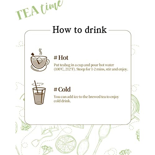 Ssanggye Tea Cassia Seed Tea 1.2g X 100 Tea Bags, Bulk Size Prem...