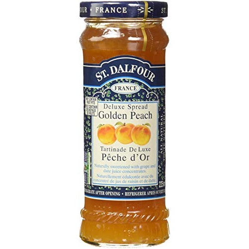 Charles Jacquin-St.Dalfour Consrv, Peach, 100% Fruit, 10-Ounce