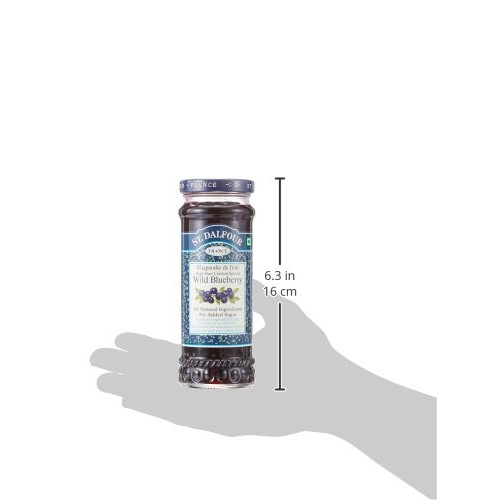 St Dalfour All Natural Wild Blueberry Fruit Preserves, 225Ml, 284G