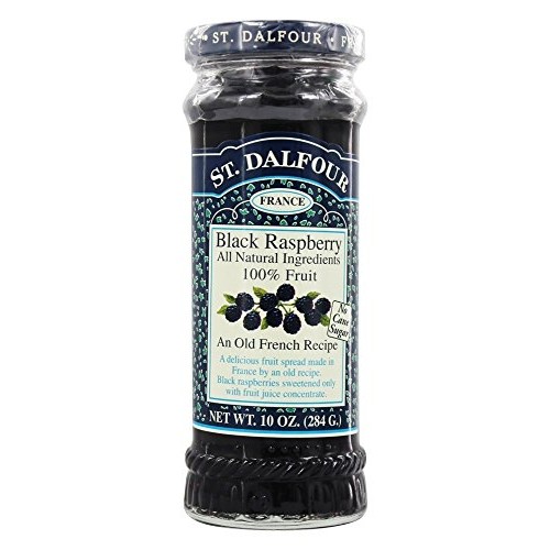 St Dalfour, Fruit Spread Black Raspberry, 10 Ounce