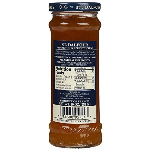 St. Dalfour Apricot Conserves, 10 Oz, 2 Pk