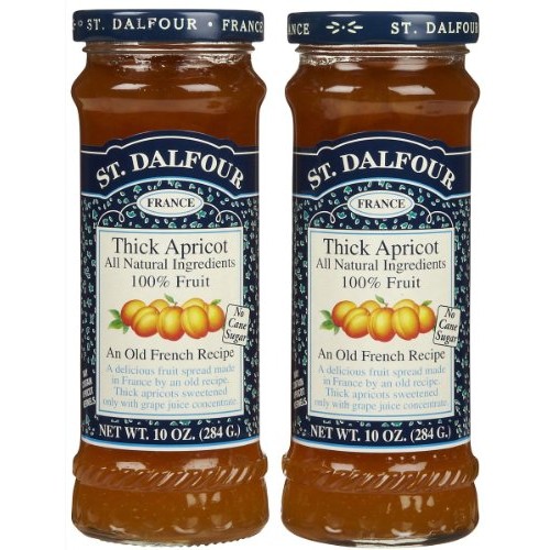 St. Dalfour Apricot Conserves, 10 Oz, 2 Pk