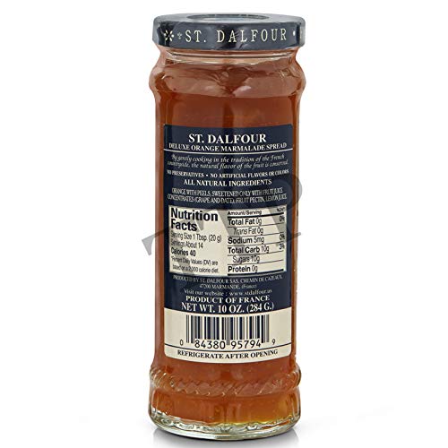 St. Dalfour Orange Marmalade All Natural Ingredients 100% Fruit,