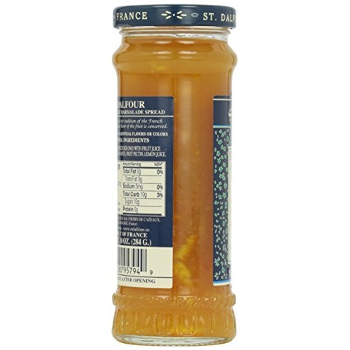 St. Dalfour Orange Marmalade Fruit Spread, 10 Ounce
