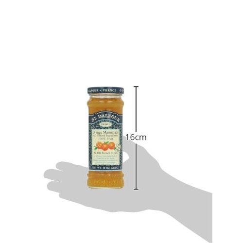 St. Dalfour Orange Marmalade Fruit Spread, 10 Ounce