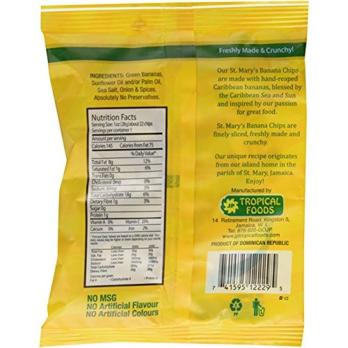 St Marys Banana Chips Original With Sea Salt - 6-Pack