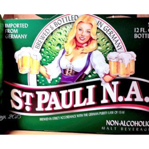 St Pauli German Non-Alcoholic Beer 6 Bottlles