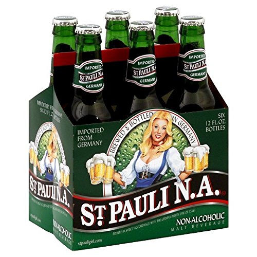 St Pauli German Non-Alcoholic Beer 6 Bottlles