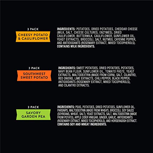 Stacys 1 Oz Bags Pack, Veggie Thins Variety, 9 Count