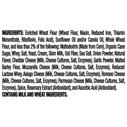 Stacys 5 Cheese Flavored Pita Thins, 6.7 Ounce Pack Of 8