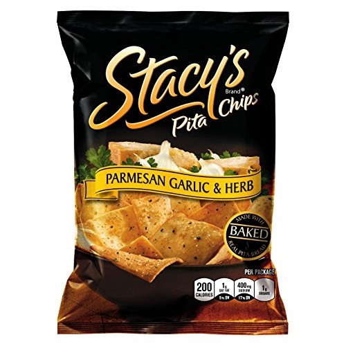 Stacys Pita Chips, Parmesan Garlic And Herb, 1.5 Ounce Pack Of