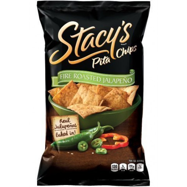 Stacys Pita Chips Fire Roasted Jalapeno 7.3 oz - 6 Pack by Stacys