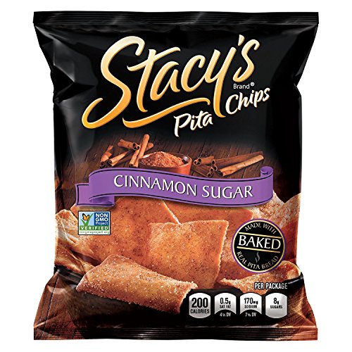 Stacys Cinnamon Sugar Flavored Pita Chips, 7.33 Ounce Pack Of 4 Stacys Cinnamon Sugar Flavored Pita Chips, 7.33 Ounce Pack Of 4