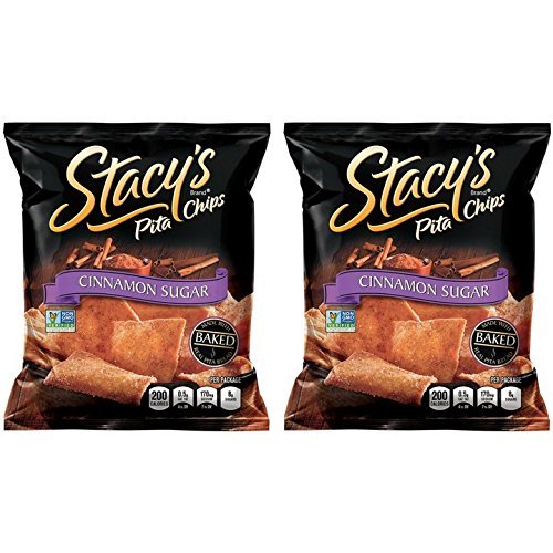 Stacys Cinnamon Sugar Flavored Pita Chips, 7.33 Ounce Pack Of 2