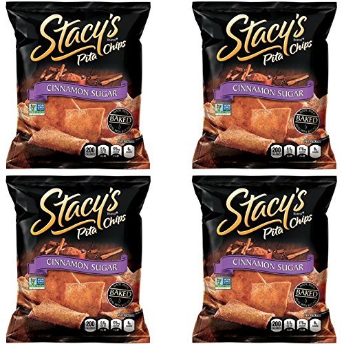Stacys Cinnamon Sugar Flavored Pita Chips, 7.33 Ounce Pack Of 4 Stacys Cinnamon Sugar Flavored Pita Chips, 7.33 Ounce Pack Of 4