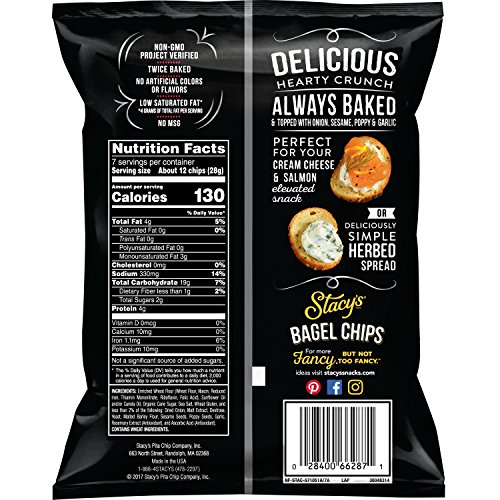 Stacys Everything Flavored Bagel Chips, 7 Ounce
