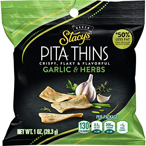 Stacys Flavored Pita Chips, 1 Ounce Pack Of 24