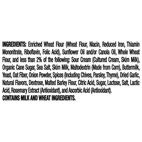 Stacys Garlic &Amp; Herb Flavored Pita Thins, 6.7 Ounce Pack Of 8