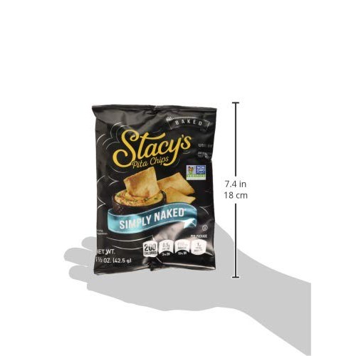 Stacys Pita Chips, Simply Naked, 1.5-Ounce Bags Pack Of 24 V