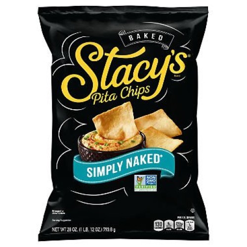 Stacys Pita Chips Simply Naked 28 Oz. Pack Of 4 A1