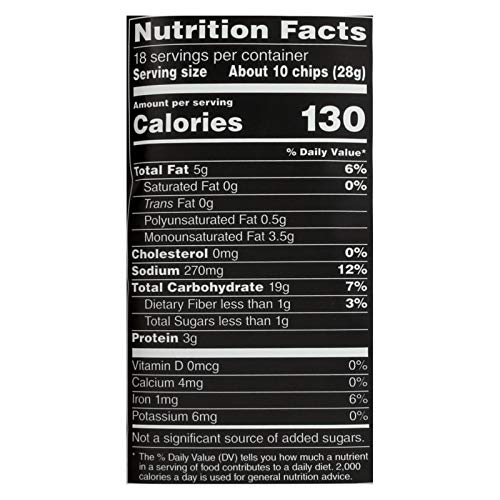 Stacys Pita Chips Simply Naked Pita Chips - Case Of 6 - 18 Oz.