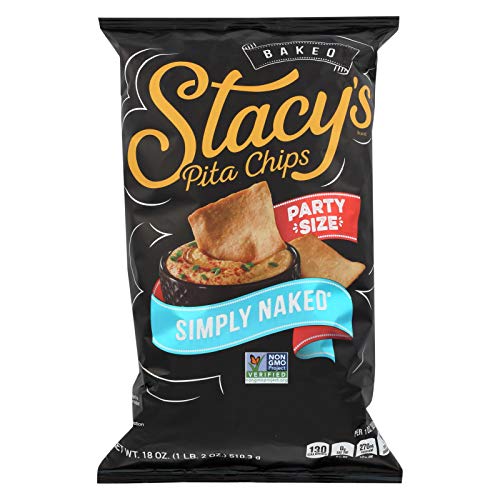 Stacys Pita Chips Simply Naked Pita Chips - Case Of 6 - 18 Oz.