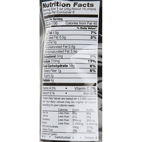 Stacys Simply Naked Bagel Chips, 7 Ounce Bags Pack of 12