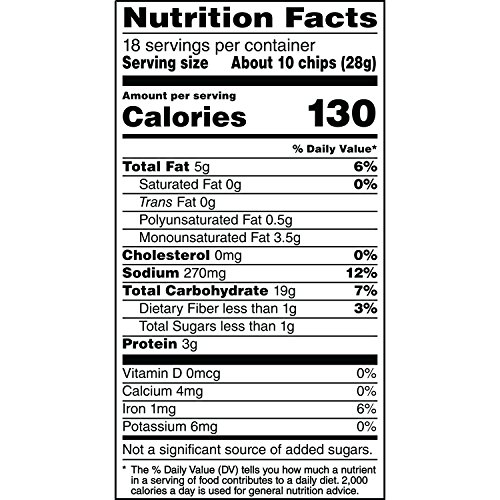 Stacys Simply Naked Pita Chips, 18 Ounce Pack Of 6