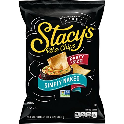 Stacys Simply Naked Pita Chips, 18 Ounce Pack Of 6