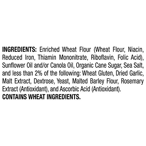 Stacys Toasted Garlic Flavored Bagel Chips, 7 Ounce Bags Pack