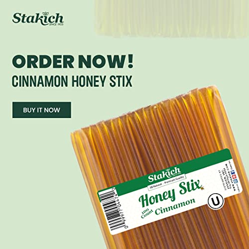 Stakich Cinnamon Honey Stix 200 Stix