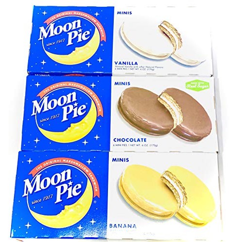 Moon Pie Minis The Original Marshmallow Sandwich Variety Pack Ch...
