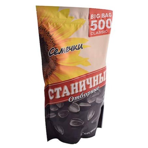 Stanichnye Roasted &Amp; Salted Sunflower Seeds, 17.7 Oz / 500G., Im