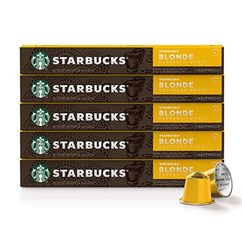 Starbucks By Nespresso, Blonde Roast Espresso 50-Count Single S