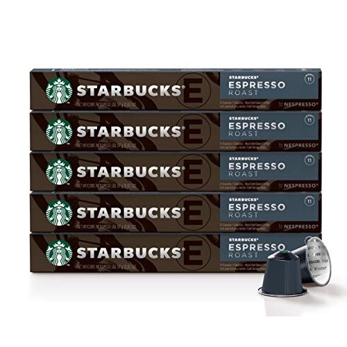 Starbucks By Nespresso, Espresso Dark Roast 50-Count Single Ser