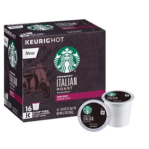 Starbucks Coffee K-Cup Dark Roast Variety Pack Of 4 Flavors - Su