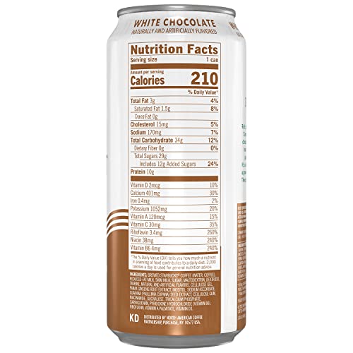Starbucks, Doubleshot Energy Drink, White Chocolate, 15 Fl Oz P