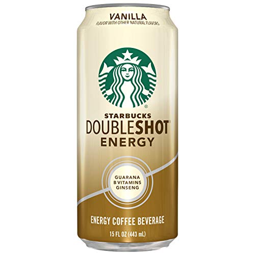 Starbucks, Doubleshot Energy Coffee, Vanilla, 15 Fl Oz Pack Of 12